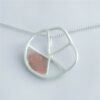 Enamel and Silver Pendant