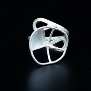 Floral Silver Ring