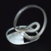 Floral Silver Ring back