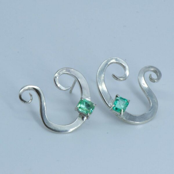 Designer Aquamarine Matching Earrings