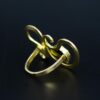 Custom Gold Astrology ring redesign back