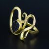 Custom Gold Astrology ring redesign side