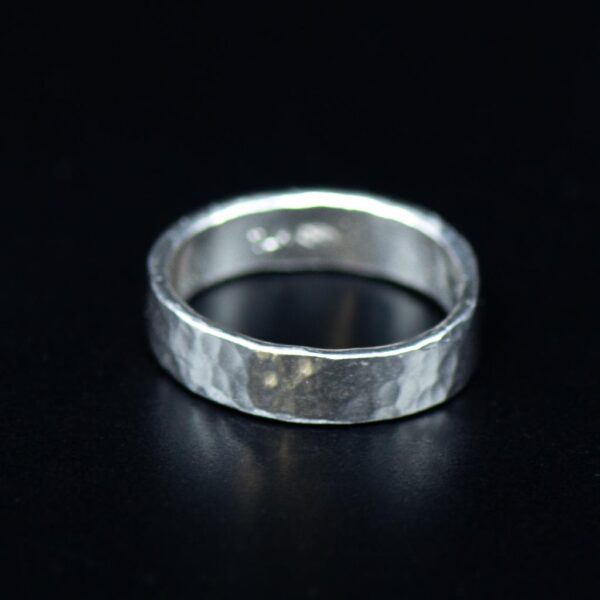 Bespoke Groom's Matching White Gold Wedding Ring