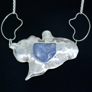 Comino Blue Lagoon Silver Pendant