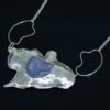 Comino Blue Lagoon Silver Pendant side