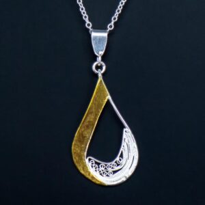 Sailing jewellery medium pendant flat small filigree