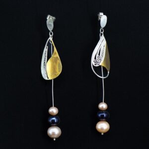 Sailing jewellery medium sail pink pearl