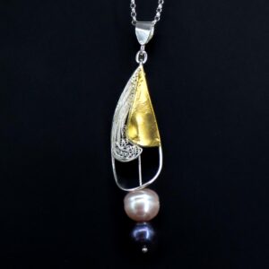 Sailing jewellery medium wind filigree pearls