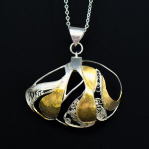 Sailing jewellery triple pendant